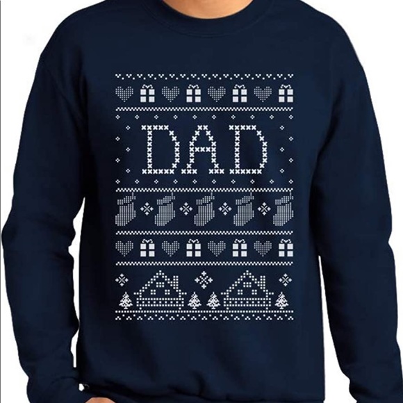 Dad Christmas crew neck sweater - Picture 2 of 2